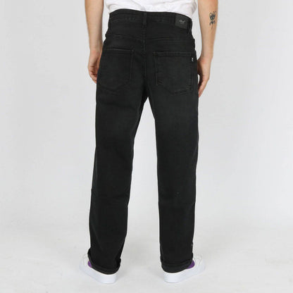 Reell Solid Loose Tapered Fit Jeans - Black Wash Schwarz Bild 3