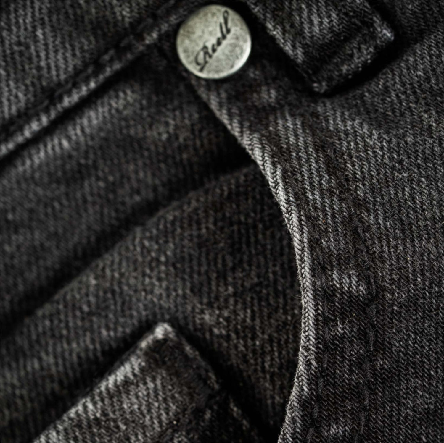 Reell Solid Pant - Black Wash 2 Schwarz Bild 2