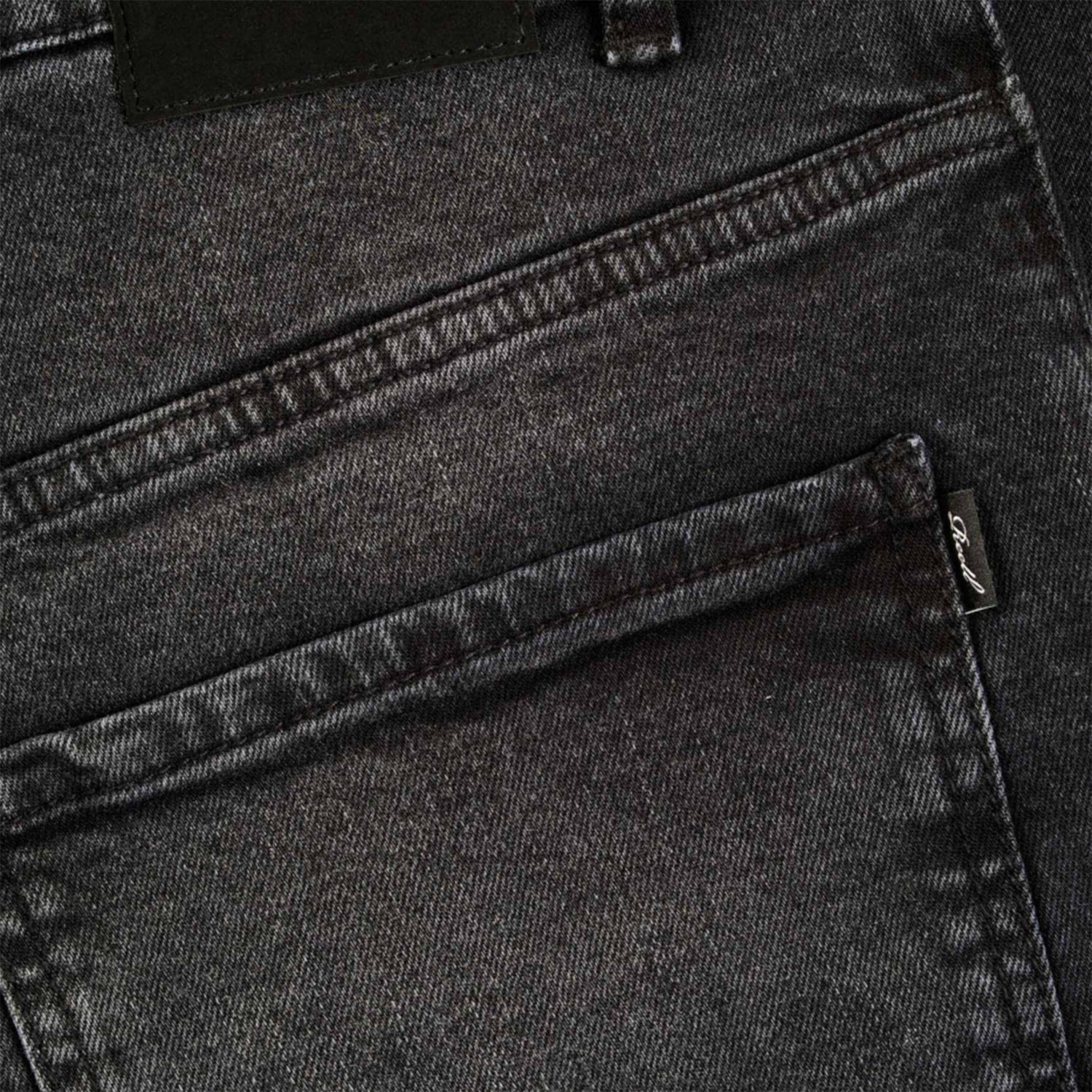 Reell Solid Pant - Black Wash 2 Schwarz Bild 3