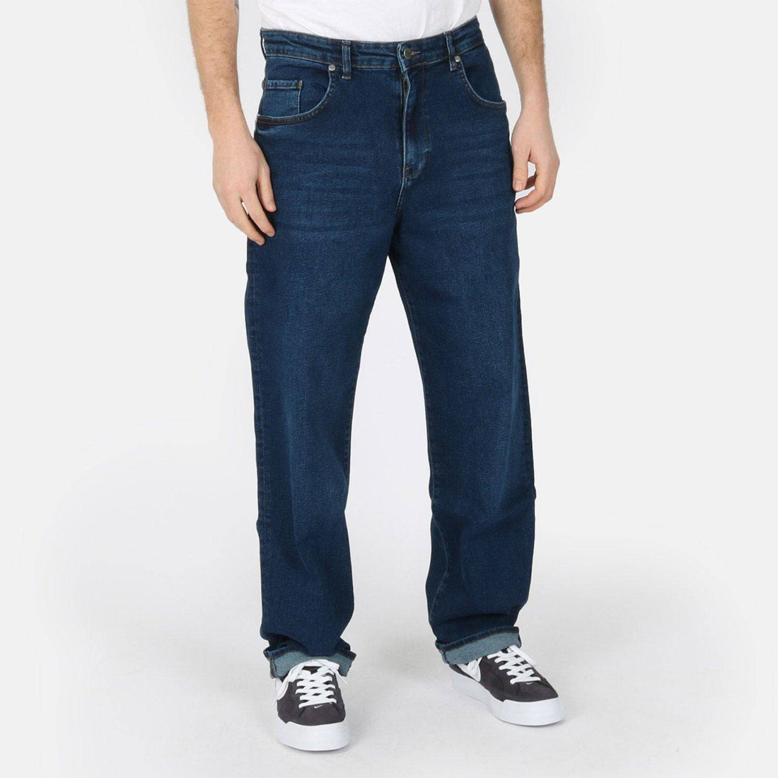 Reell Solid Pant - Dark Blue Stone Blau Bild 1