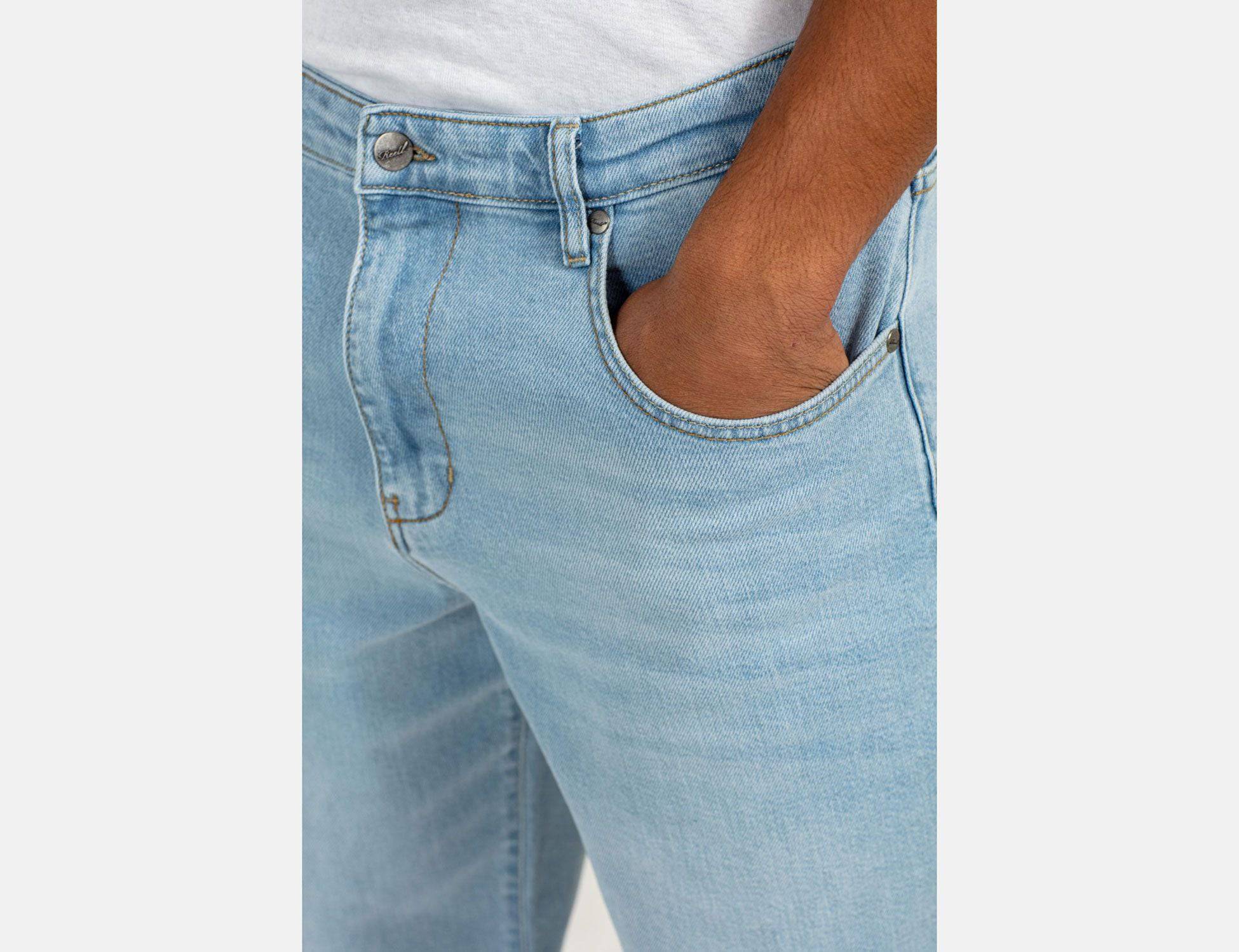Reell Solid Pant - Light Blue Stone Blau Bild 3