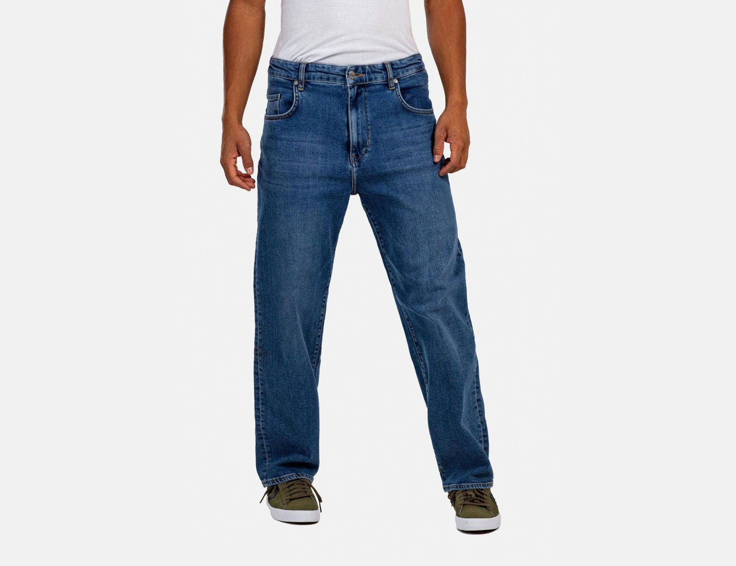 Reell Solid Pant - Retro Mid Blue Blau Bild 1