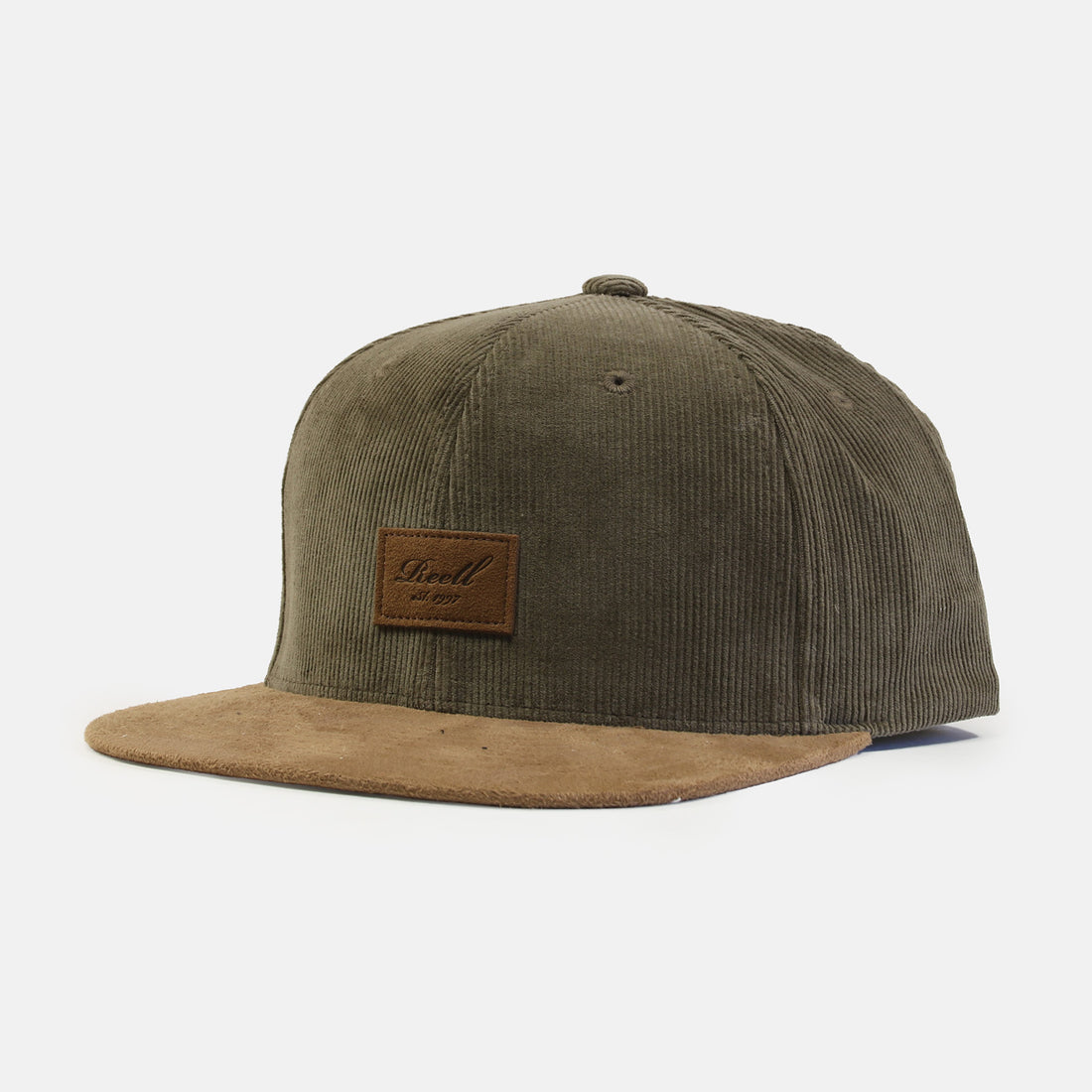 Reell Suede Cord Cap - Olive Grün Bild 1