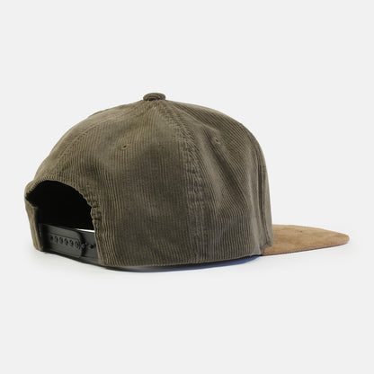Reell Suede Cord Cap - Olive Grün Bild 3