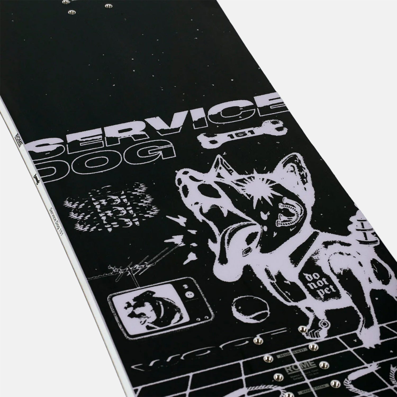 Rome Service Dog Snowboard Mehrfarbig Bild 4