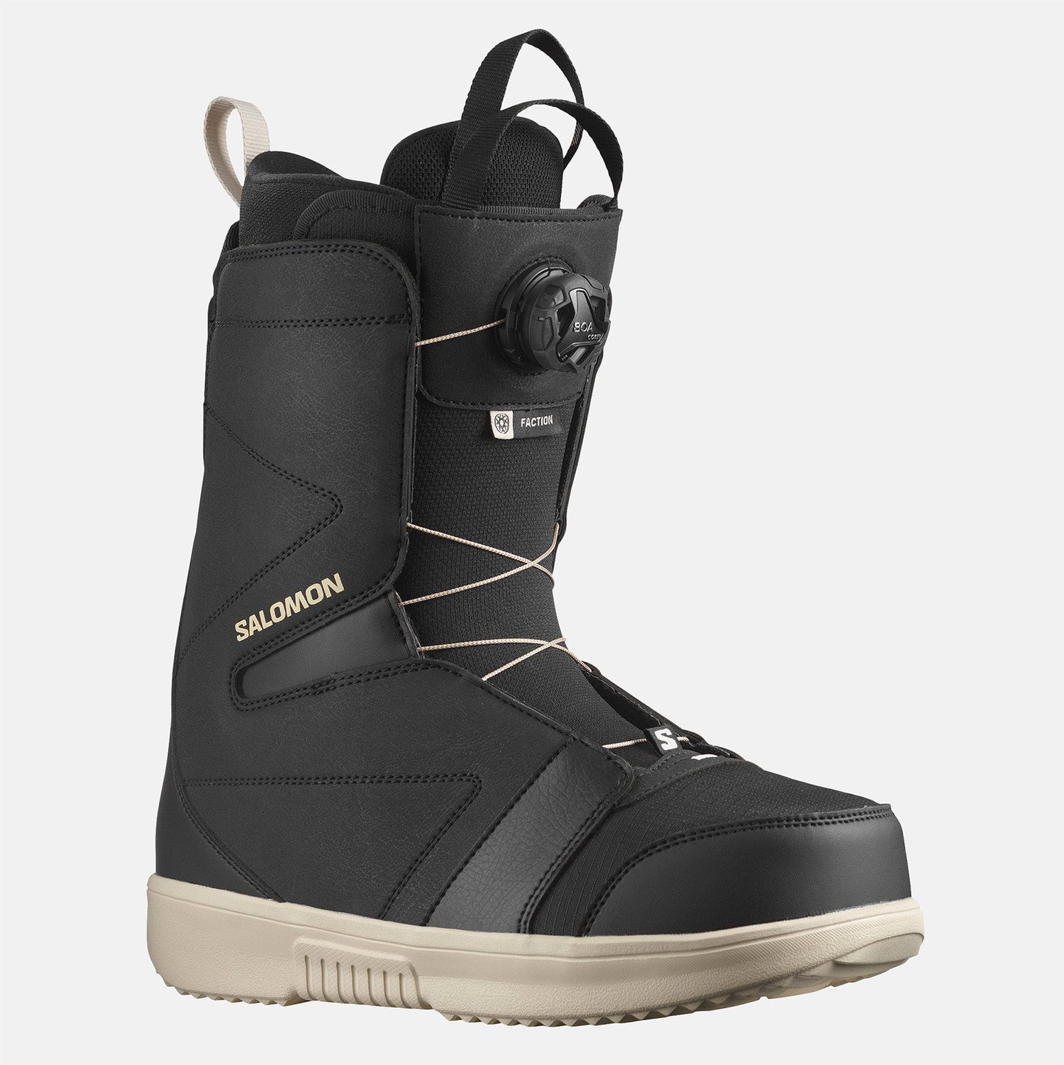 Salomon Faction Boa Boot - Black / Black / Rainy Schwarz Bild 1