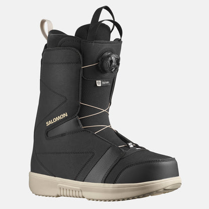 Salomon Faction Boa Boot - Black / Black / Rainy Schwarz Bild 1