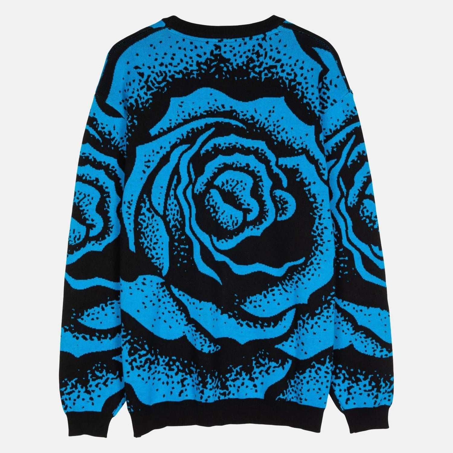 Santa Cruz Dressen Big Rose Crew - Black / Blue - Blowout Skateshop