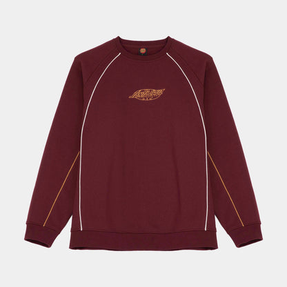 Santa Cruz Pinstripe Crew - Dark Plum, produkt vorne