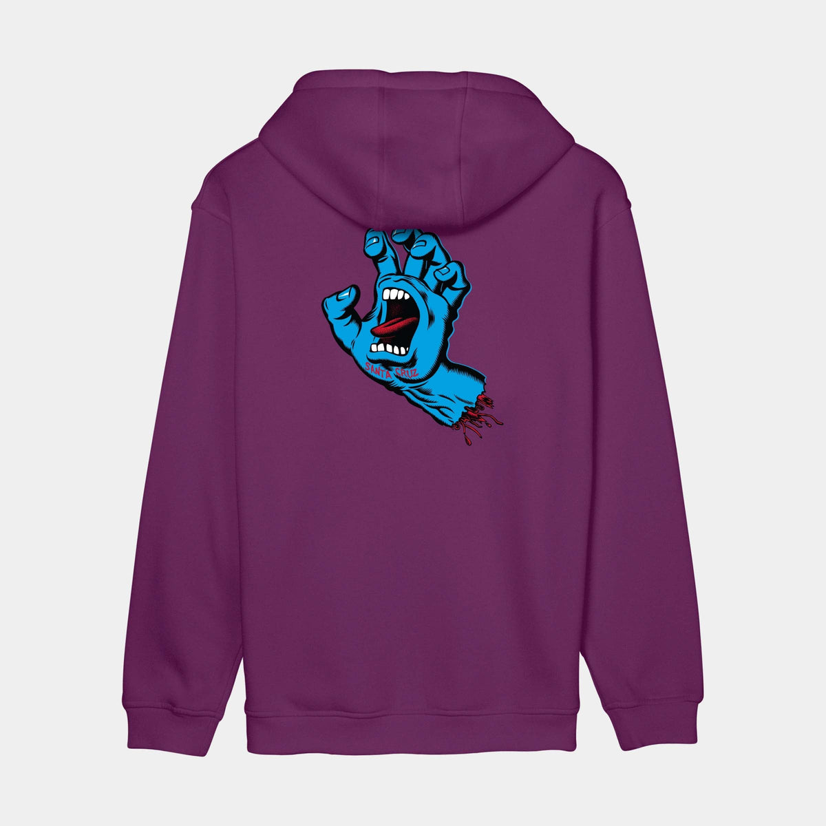 Santa Cruz Screaming Hand Chest Hoodie - Fresh Purple, produkt hinten