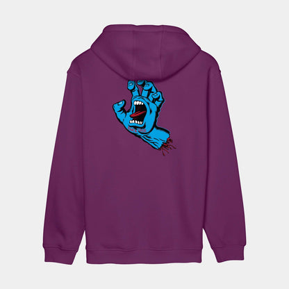 Santa Cruz Screaming Hand Chest Hoodie - Fresh Purple, produkt hinten
