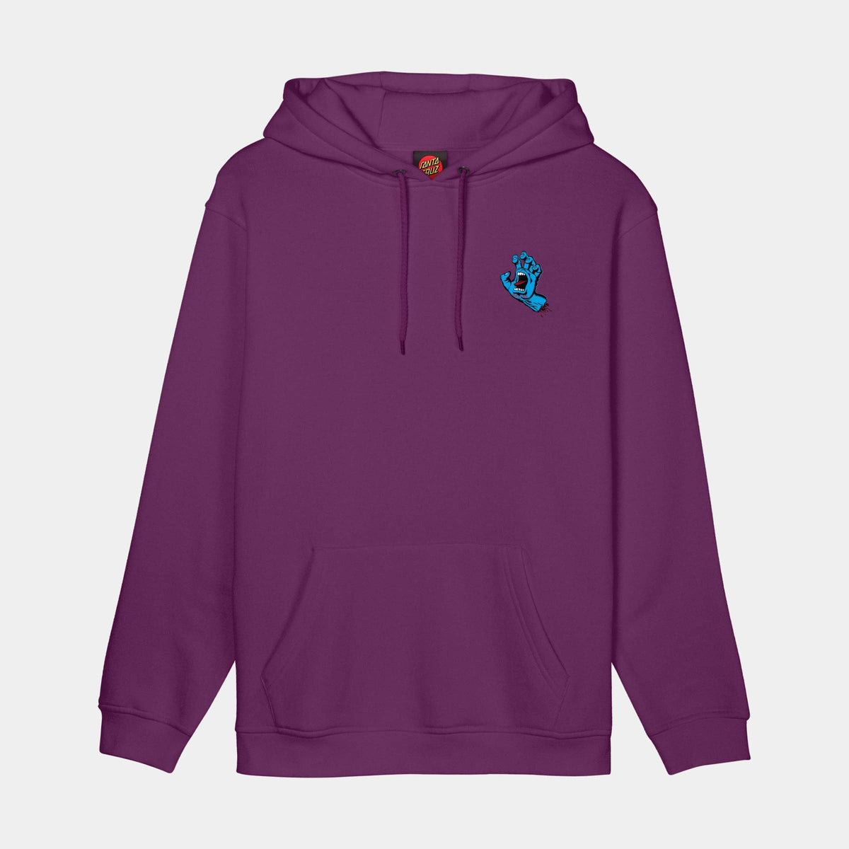 Santa Cruz Screaming Hand Chest Hoodie - Fresh Purple, produkt vorne