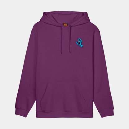 Santa Cruz Screaming Hand Chest Hoodie - Fresh Purple, produkt vorne