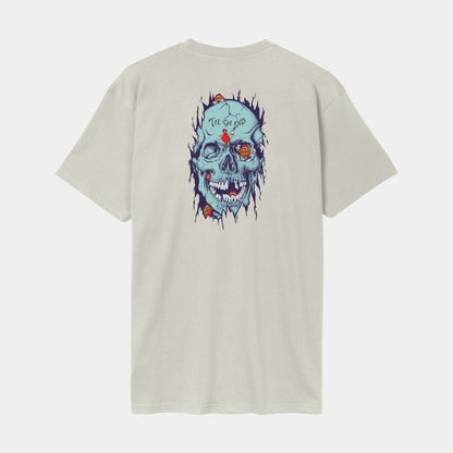 Santa Cruz Dot Dudes T-Shirt - Warm Grey, produkt hinten