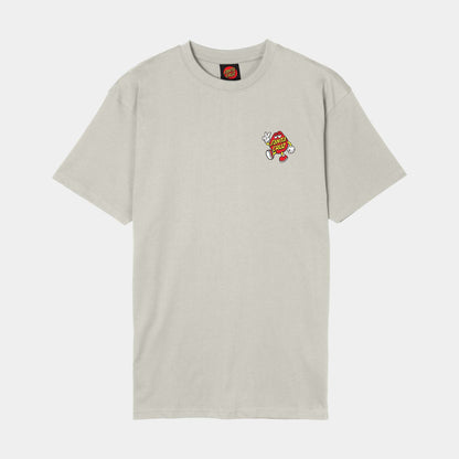 Santa Cruz Dot Dudes T-Shirt - Warm Grey, produkt vorne
