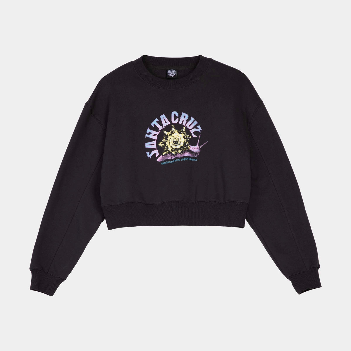 Santa Cruz Star Snail Crew - Black Wash, produkt vorne