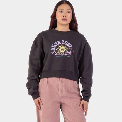 Santa Cruz Star Snail Crew - Black Wash, model vorne