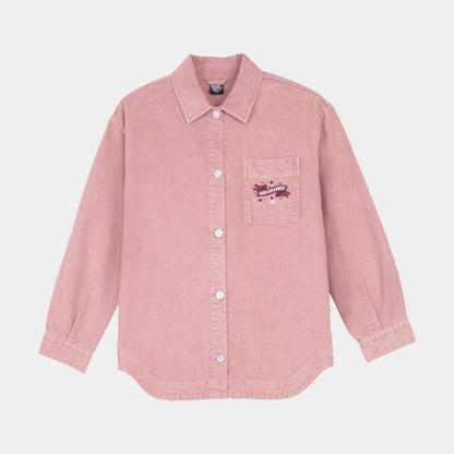 Santa Cruz Scribe Strip Long Sleeve Shirt - Putty Wash, produkt vorne