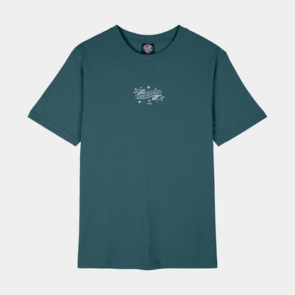 Santa Cruz Delfino Eternal T-Shirt - Deep Sea, produkt vorne