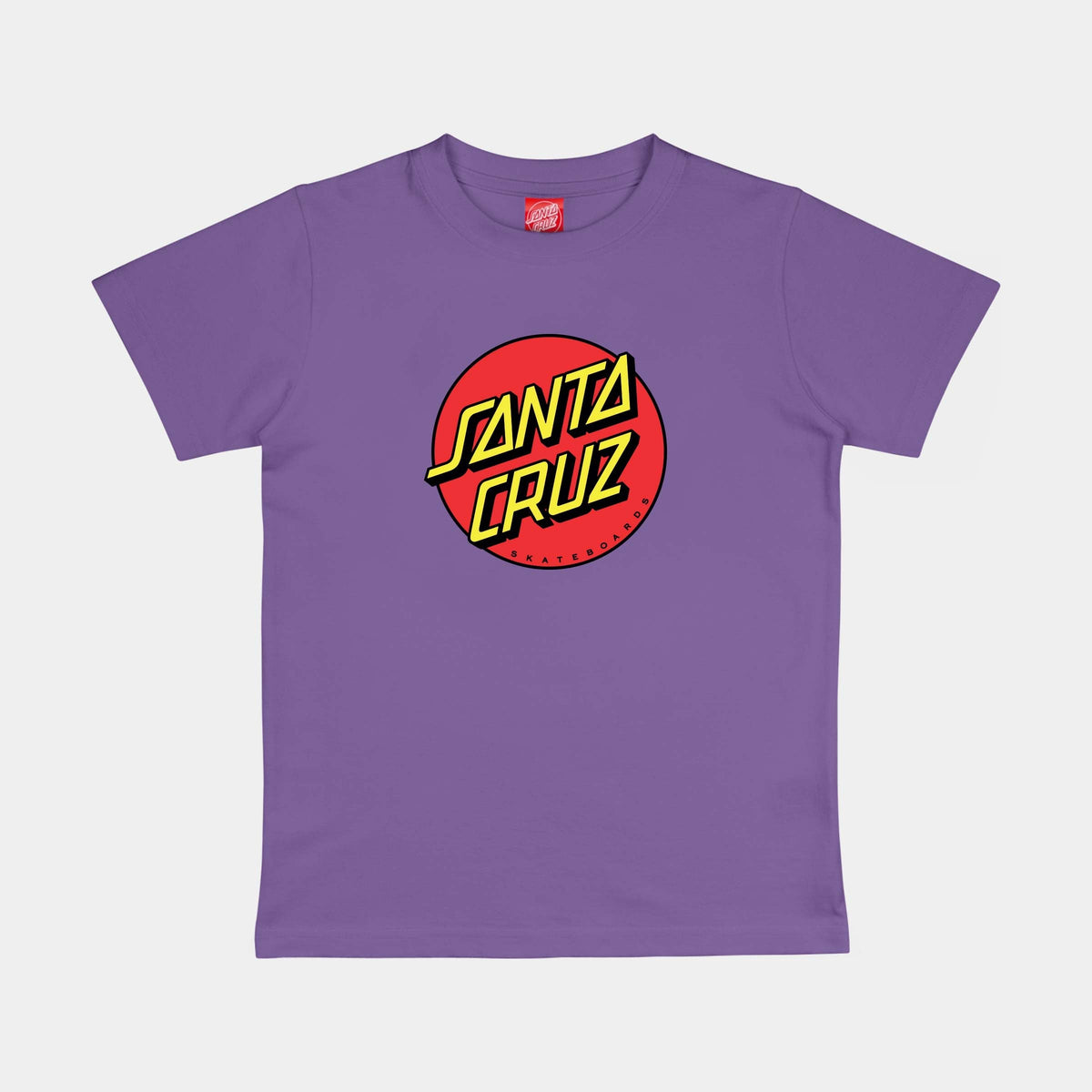 Santa Cruz Youth Classic Dot T-Shirt - Fresh Purple, produkt vorne
