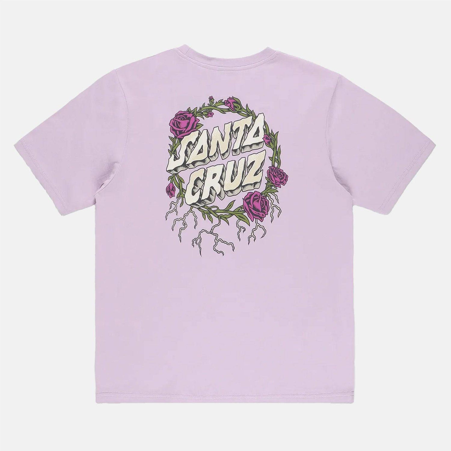 Santa Cruz Women Entangled T-Shirt - Pale Lavender - Blowout Skateshop