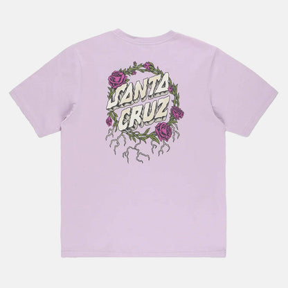 Santa Cruz Women Entangled T-Shirt - Pale Lavender - Blowout Skateshop