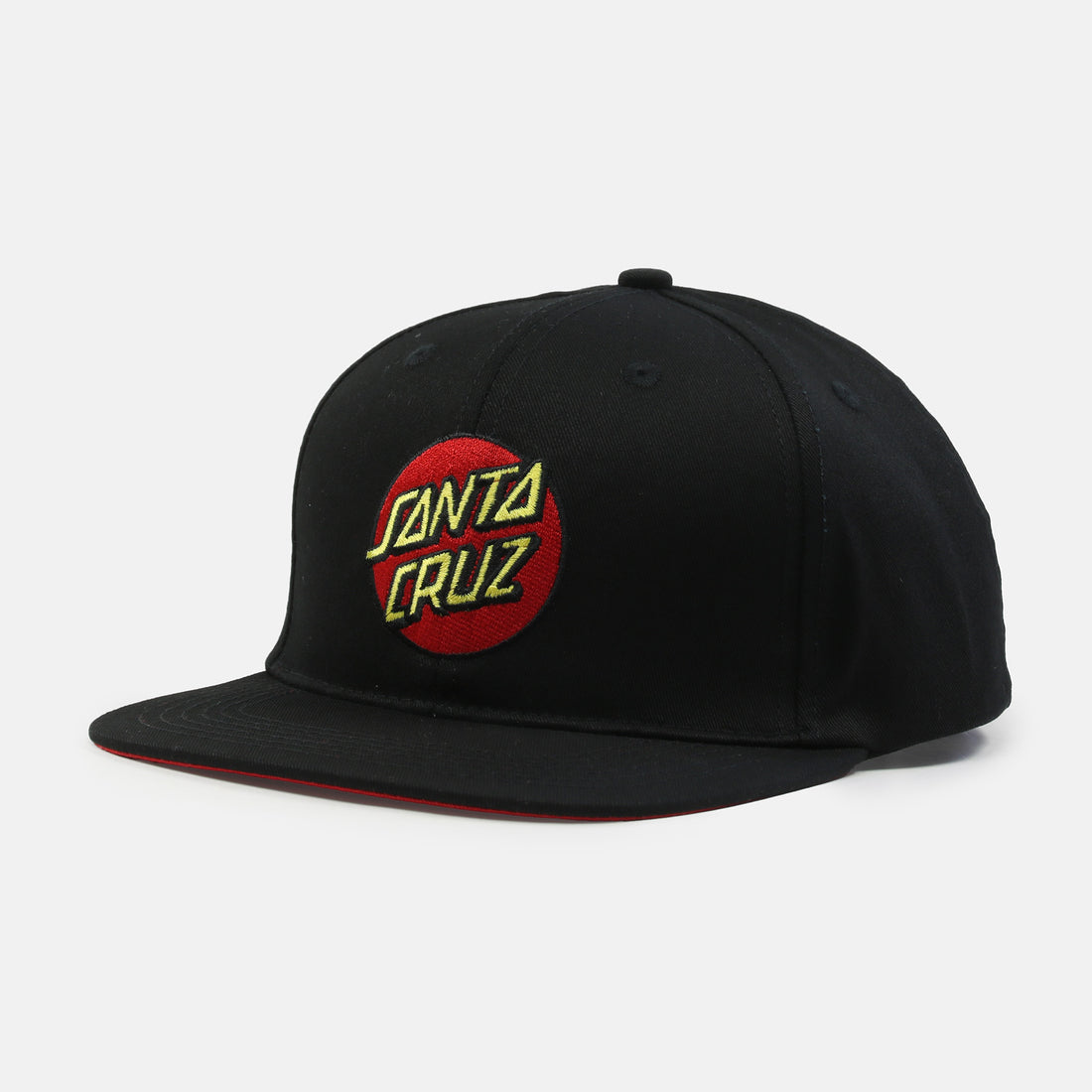 Santa Cruz Classic Dot Snapback - Black Schwarz Bild 1