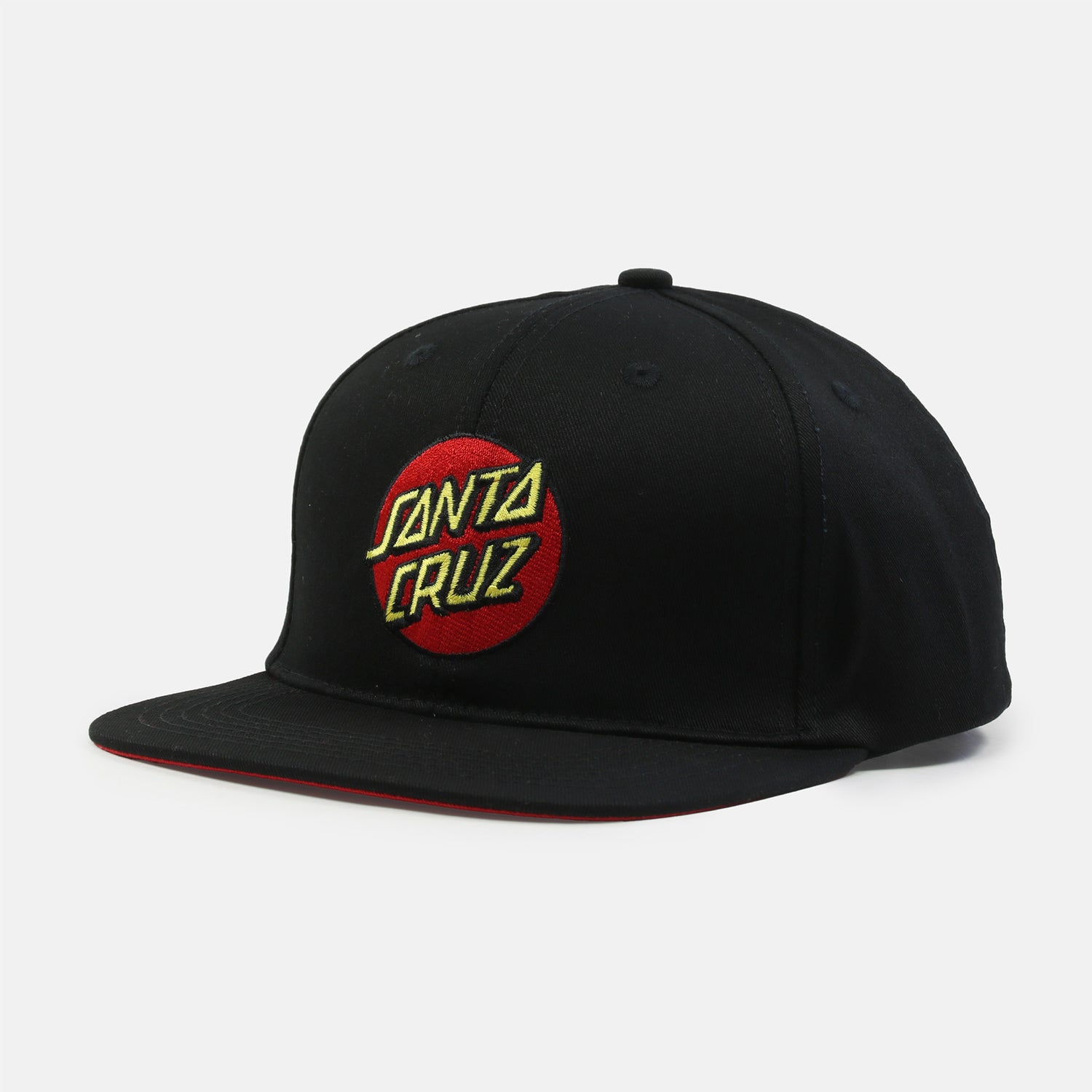 Santa Cruz Classic Dot Snapback - Black Schwarz Bild 1