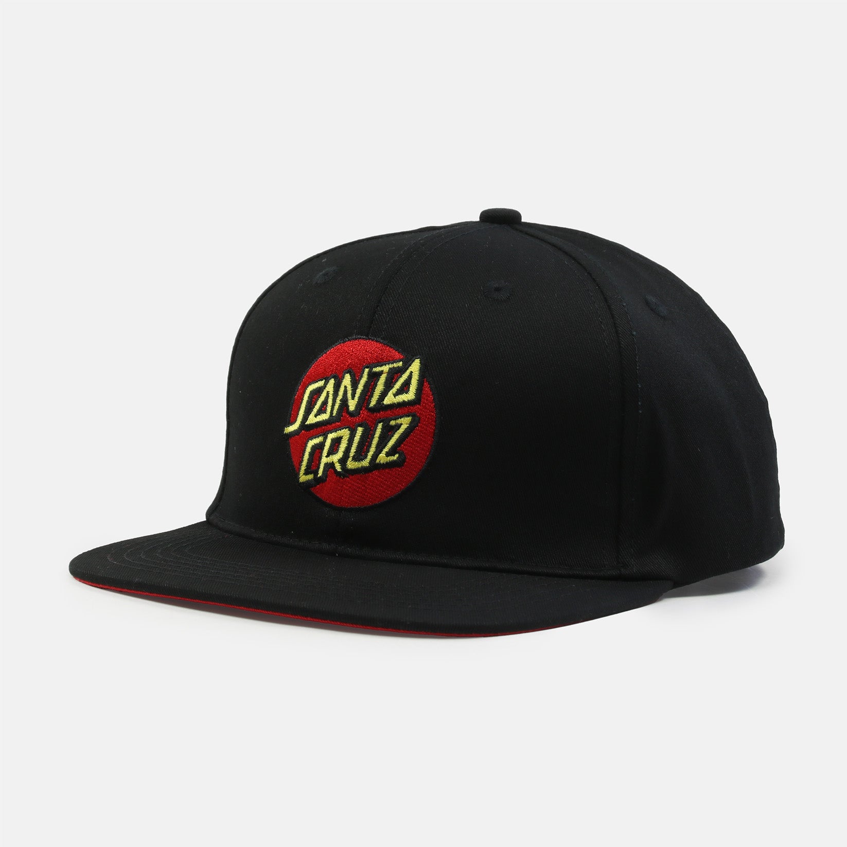 Santa Cruz Classic Dot Snapback - Black Schwarz Bild 1