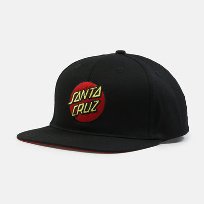 Santa Cruz Classic Dot Snapback - Black Schwarz Bild 1