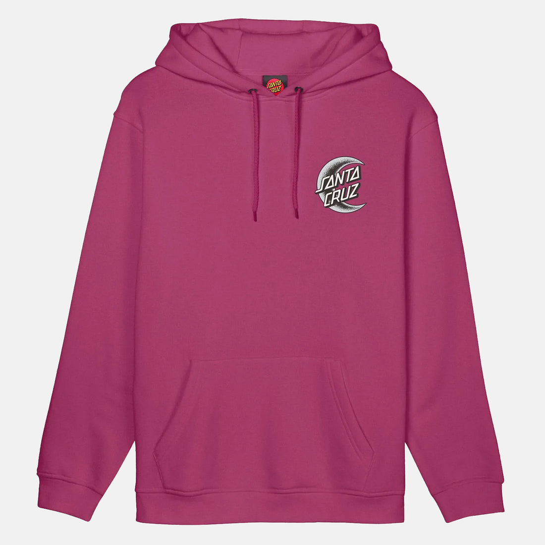 Santa Cruz Crescent Bone Hand Hoodie - Burgundy Rot Bild 2