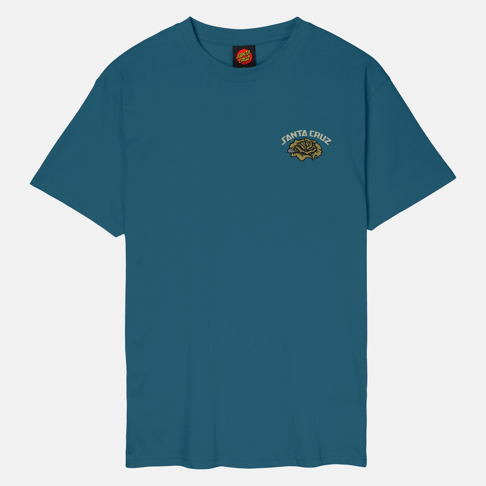 Santa Cruz Dressen Roses Solo T-Shirt - Dark Teal Blau Bild 2