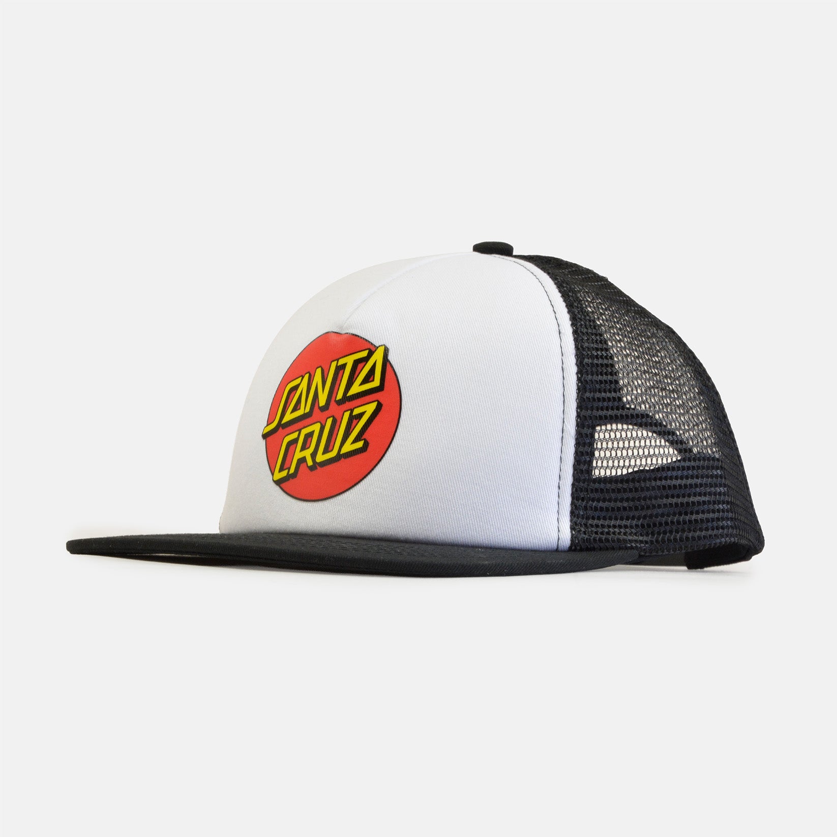 Santa Cruz Kids Classic Dot Cap - White / Black Weiß Bild 1