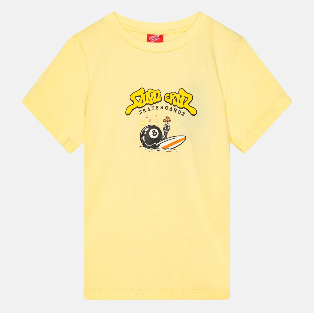 Santa Cruz Kids Winkowski 8Baller T-Shirt - Butter Gelb Bild 2