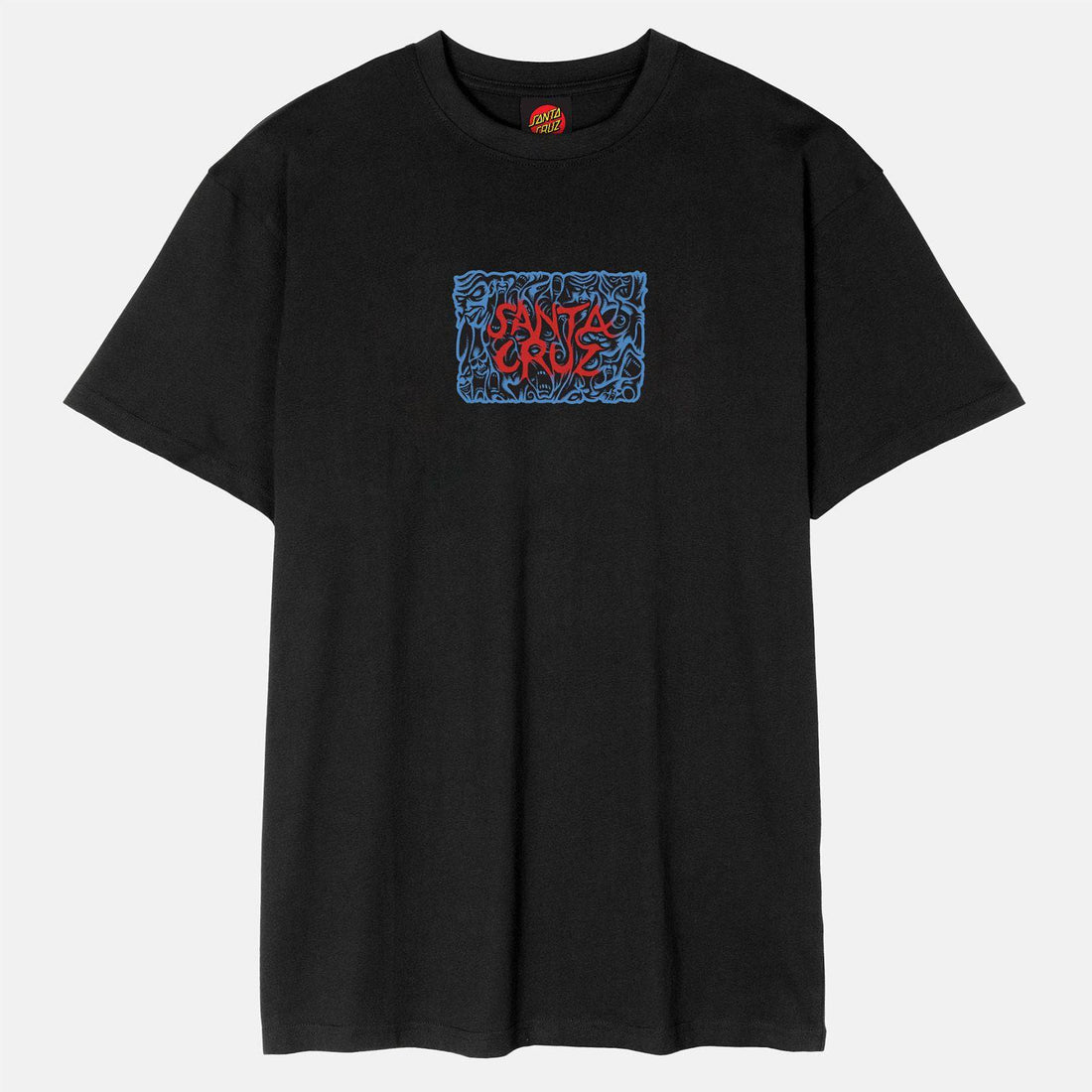 Santa Cruz Knox Faces Front T-Shirt - Black Schwarz Bild 1