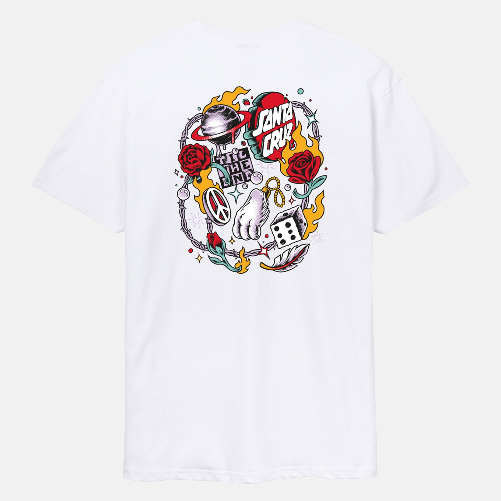 Santa Cruz Lucky Day T-Shirt - White Weiß Bild 1