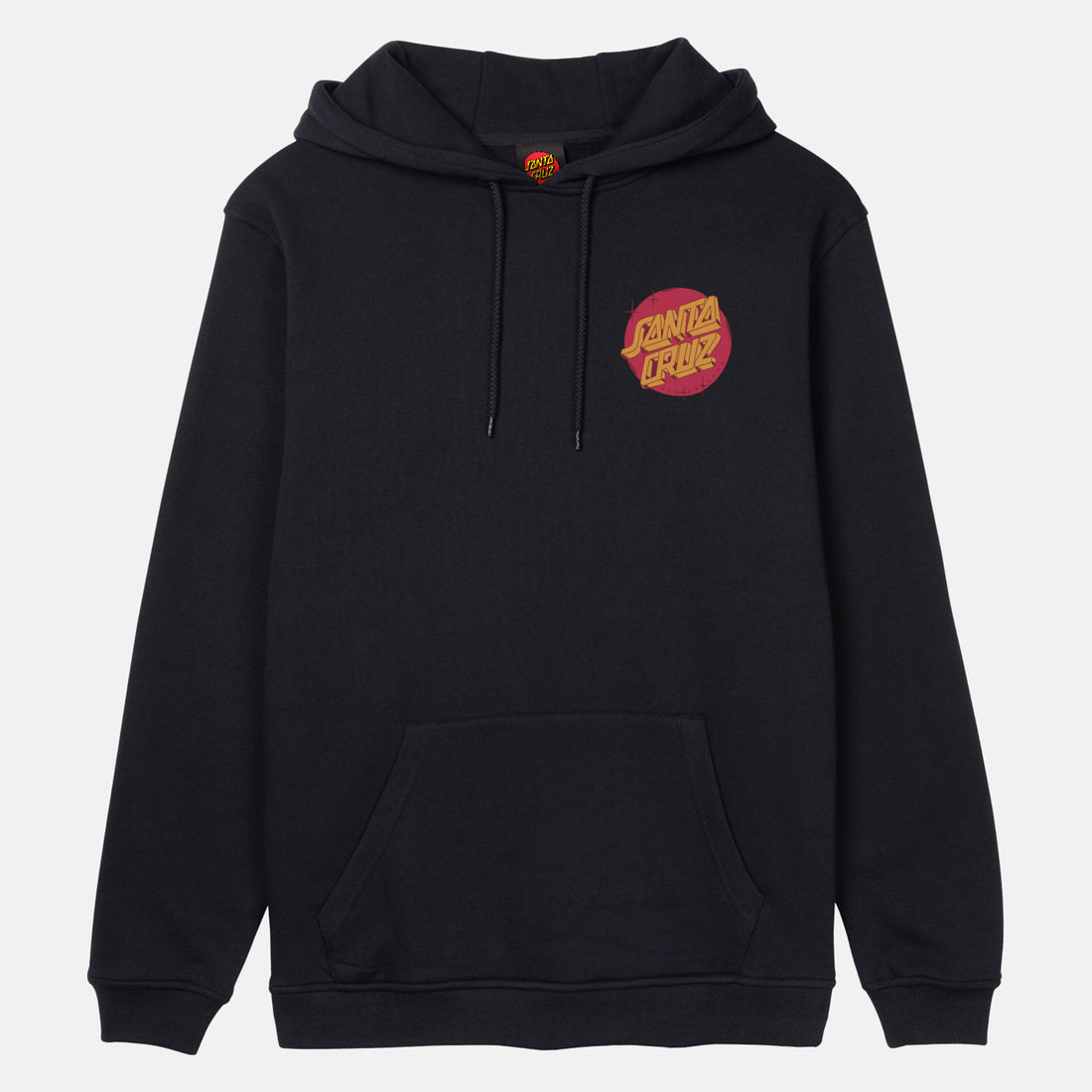Santa Cruz Scrawl Brick Dot Center Hoodie - Black Schwarz Bild 2