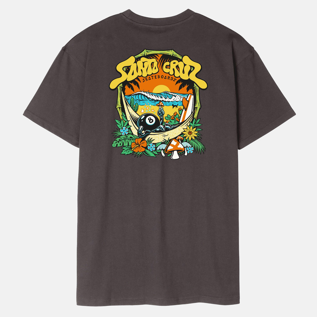 Santa Cruz Winkowski 8Baller Trip T-Shirt - Washed Black Schwarz Bild 1