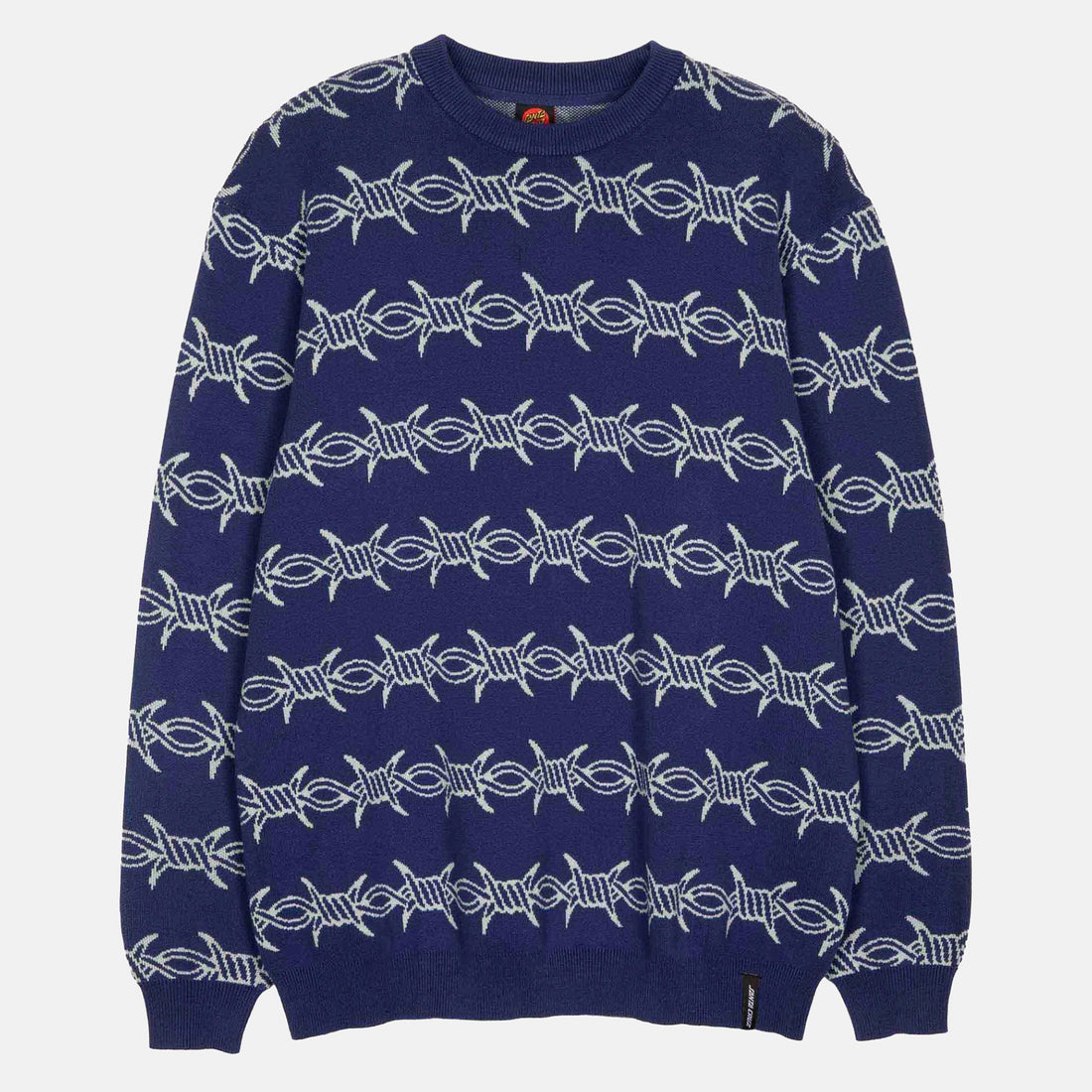 Santa Cruz Wired Knit Crewneck  - Midnight Blue Blau Bild 1
