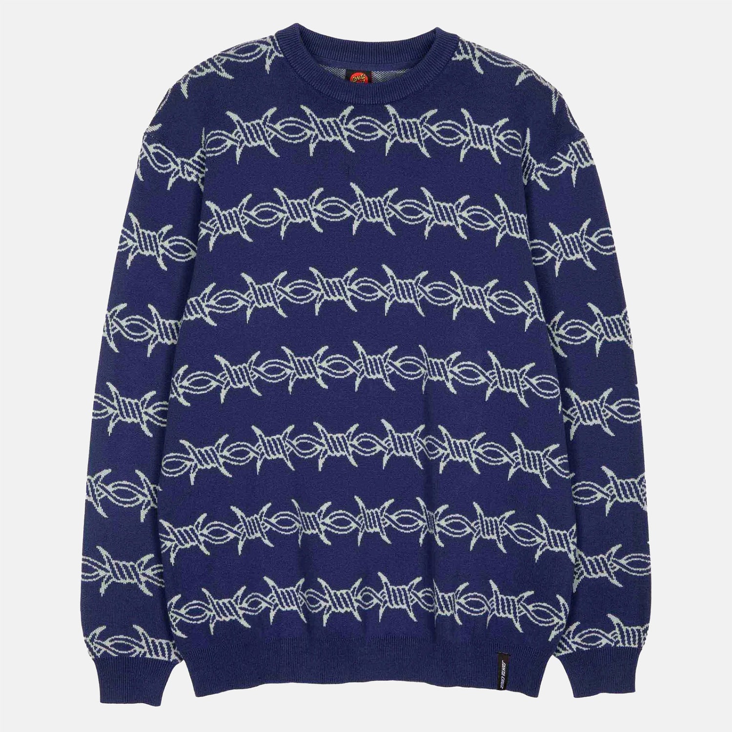 Santa Cruz Wired Knit Crewneck  - Midnight Blue Blau Bild 1