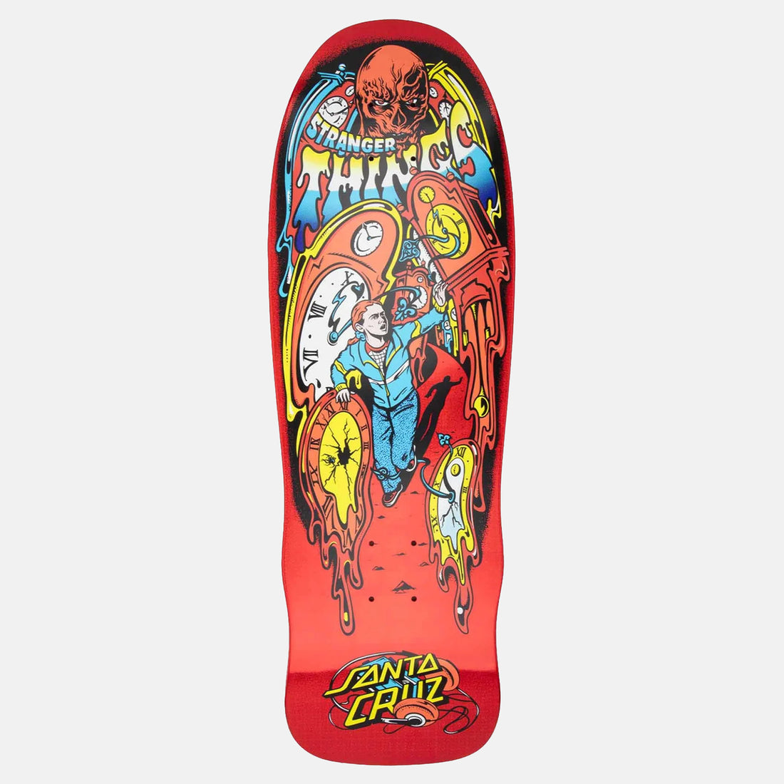 Santa Cruz x Stranger Things Grabke Max Melting Clock 9.7 Deck Mehrfarbig Bild 1