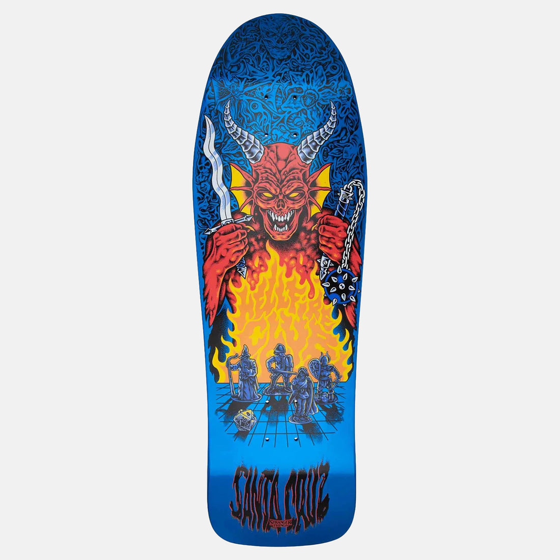 Santa Cruz x Stranger Things Knox Hellfire Pit 10.07 Deck Mehrfarbig Bild 1