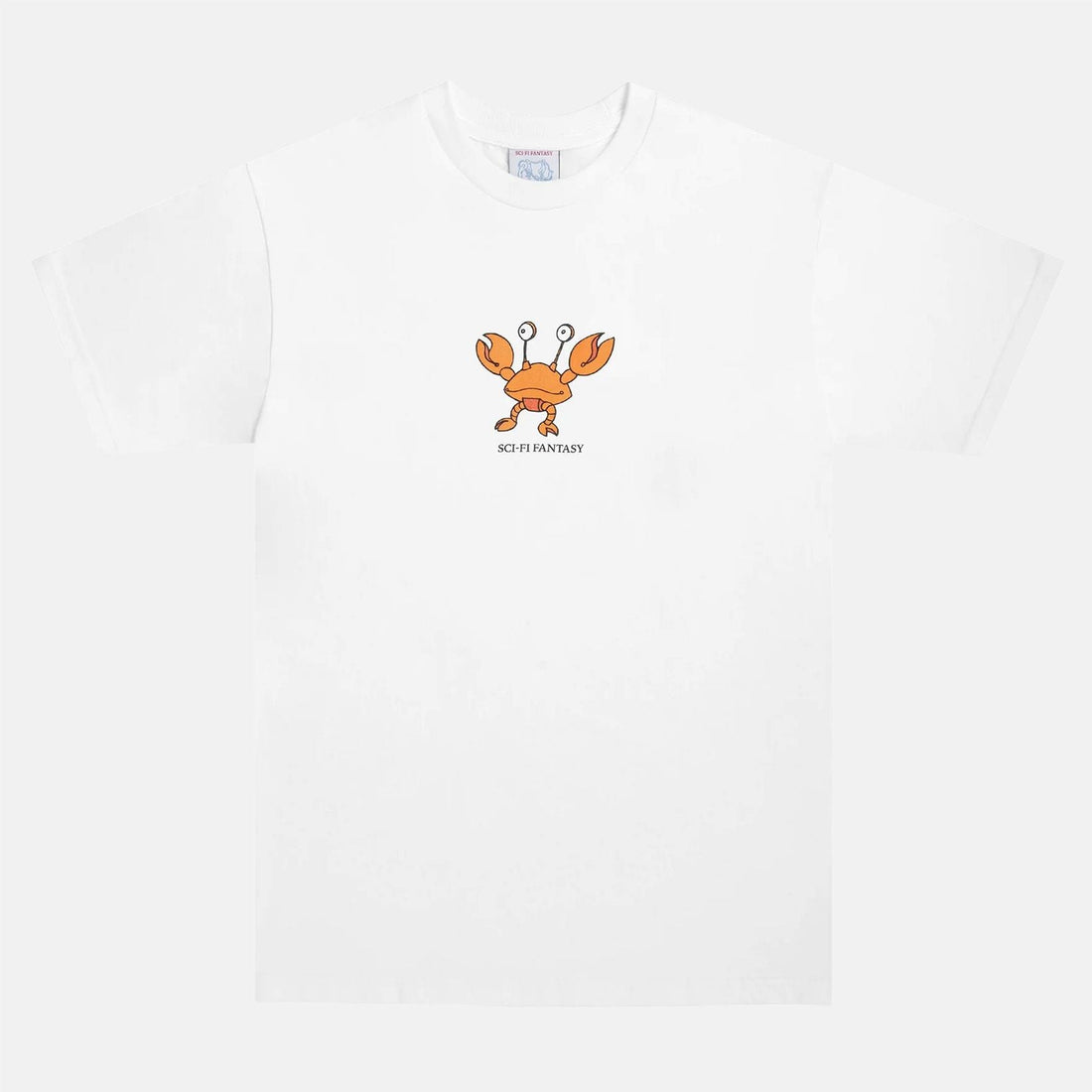 Sci-Fi Fantasy Crab T-Shirt- White - Blowout Skateshop