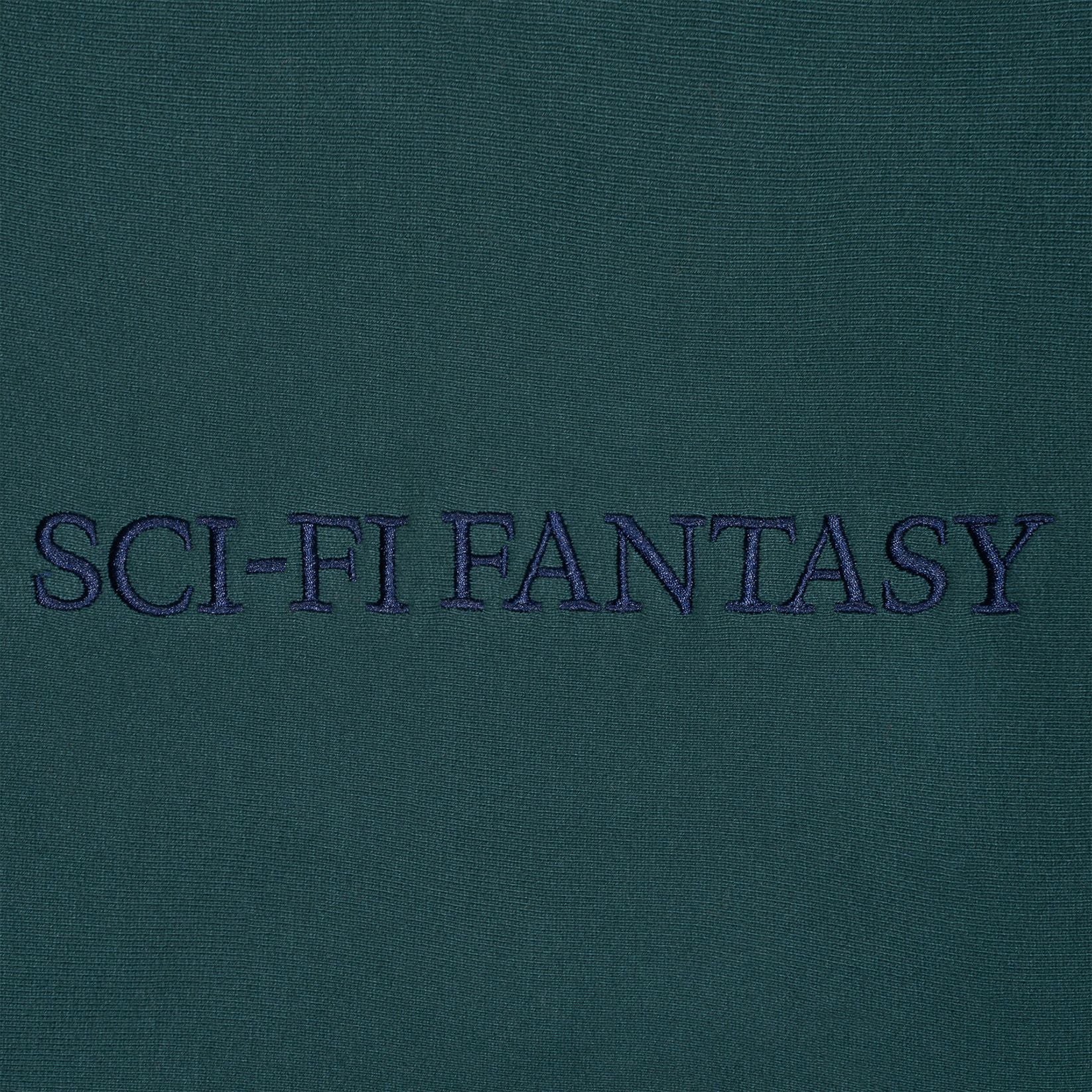Sci-Fi Fantasy Logo Hoodie - Dark Moss Green Bild 2