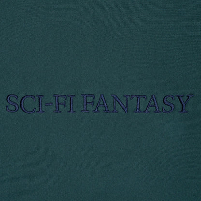 Sci-Fi Fantasy Logo Hoodie - Dark Moss Green Bild 2