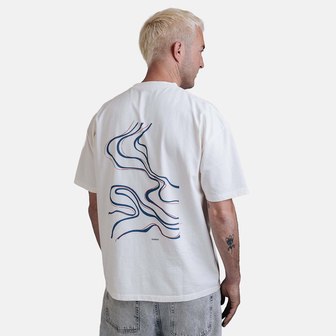Seasick New Waves T-Shirt - Off White Weiß Bild 1
