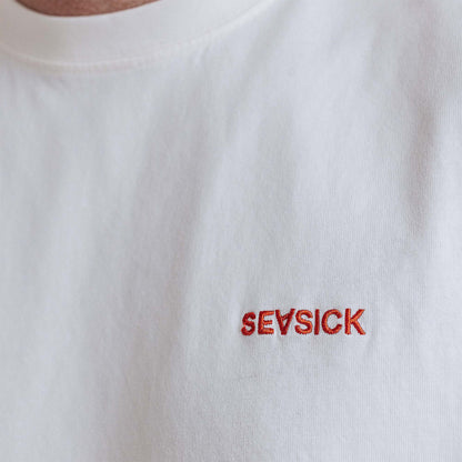 Seasick New Waves T-Shirt - Off White Weiß Bild 3