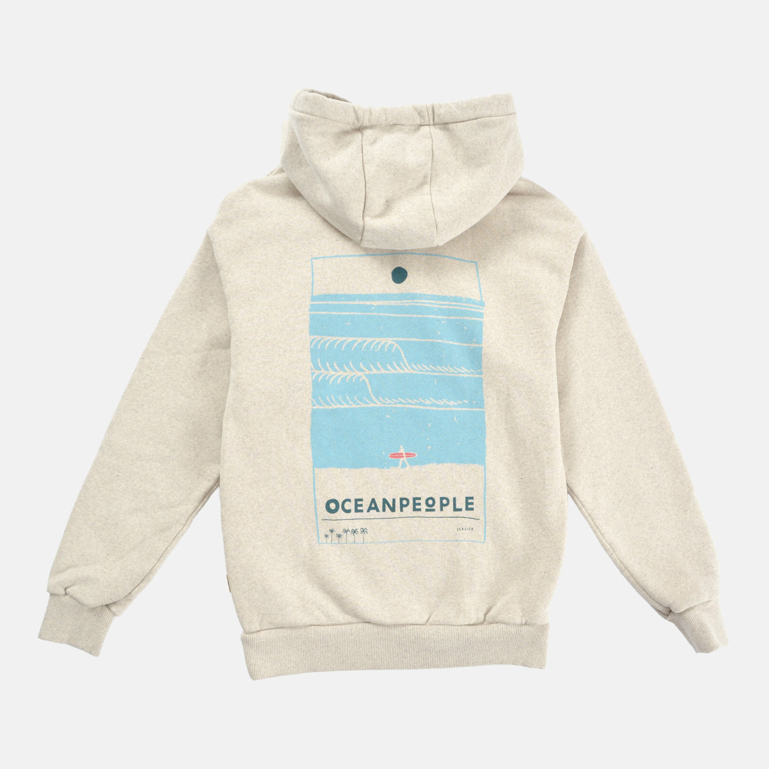 Seasick Ocean People Hoodie - Light Beige Beige Bild 1
