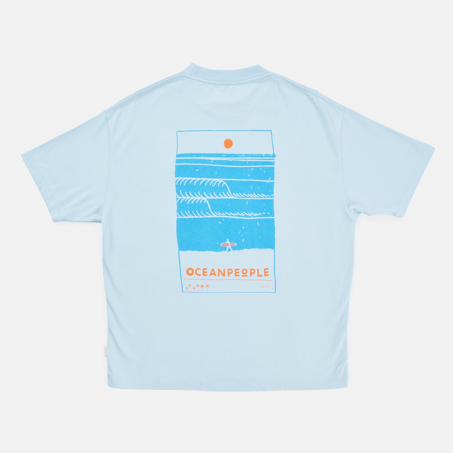 Seasick Ocean People T-Shirt - Blue Blau Bild 1