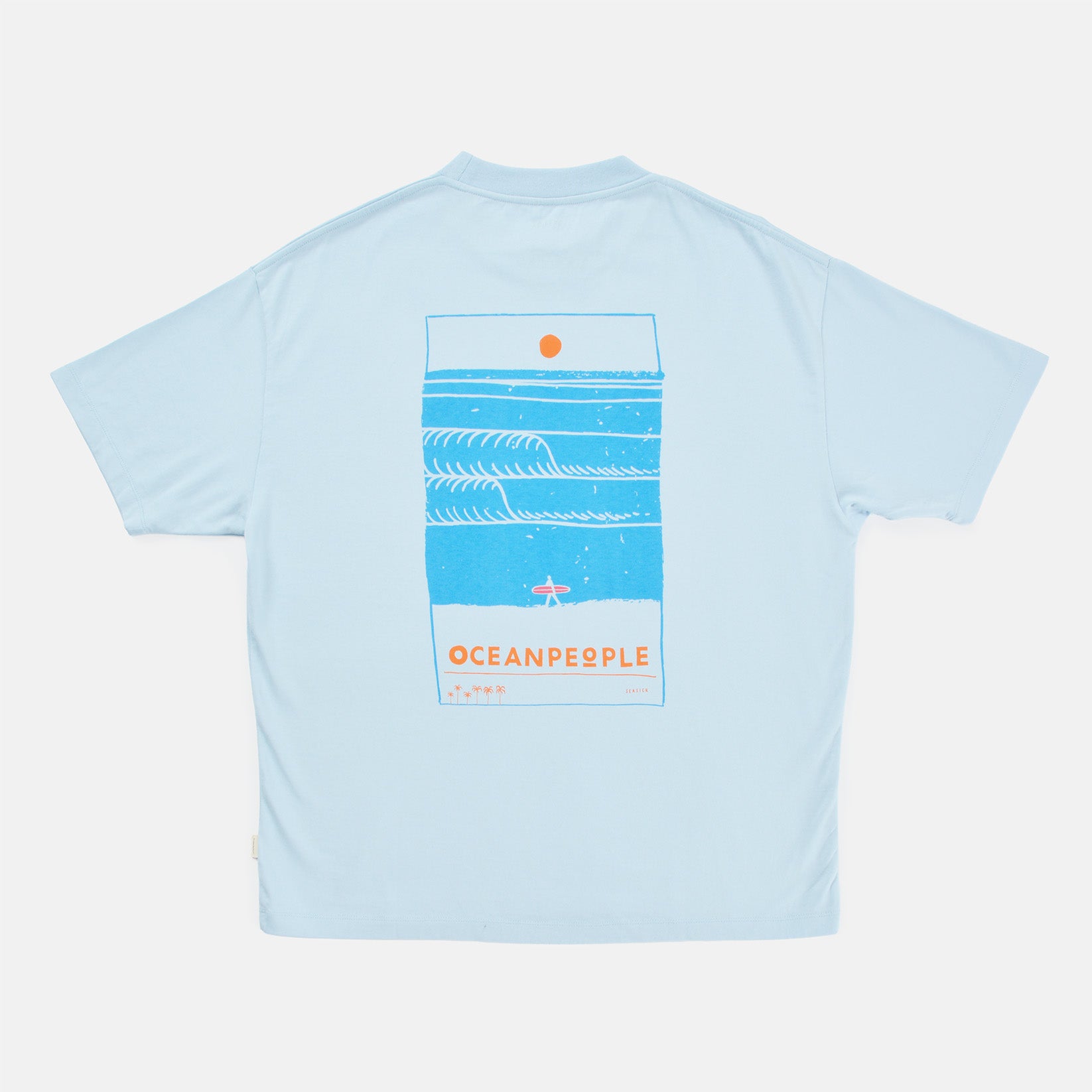 Seasick Ocean People T-Shirt - Blue Blau Bild 1